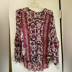 🪴2/$15 Lucky Brand crinkle top